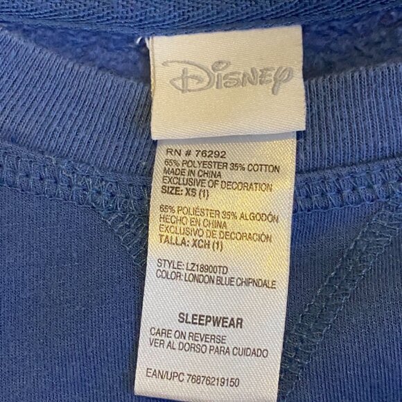 Disney Chip 'n' Dale  Nuts About You Women's Sleep Pullover Shirt (Medium (7-9)) - Picture 6 of 6